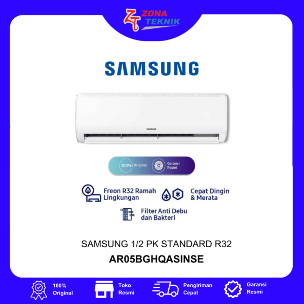 Harga AC Split Baru Samsung AR05BGHQASINSE 1/2 PK Standard R32