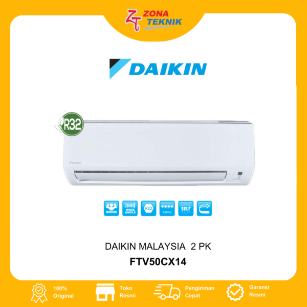 HARGA AC BARU DAIKIN MALAYSIA FTV50CXV14 2 PK