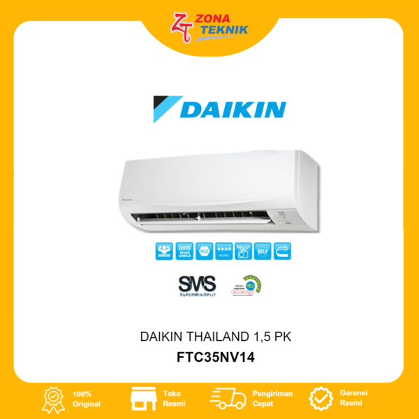 HARGA AC BARU DAIKIN THAILAND FTC35NV14 1,5 PK