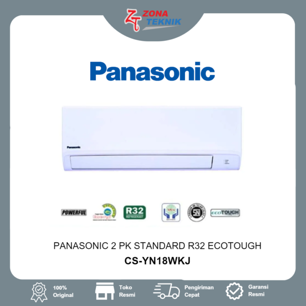 Harga AC Baru Panasonic CS-YN18WKJ 2 PK Standard R32 EcoTough