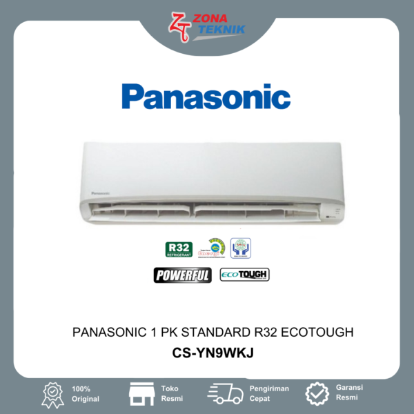 Harga AC Baru Panasonic CS-YN9WKJ 1 PK Standard R32 EcoTough
