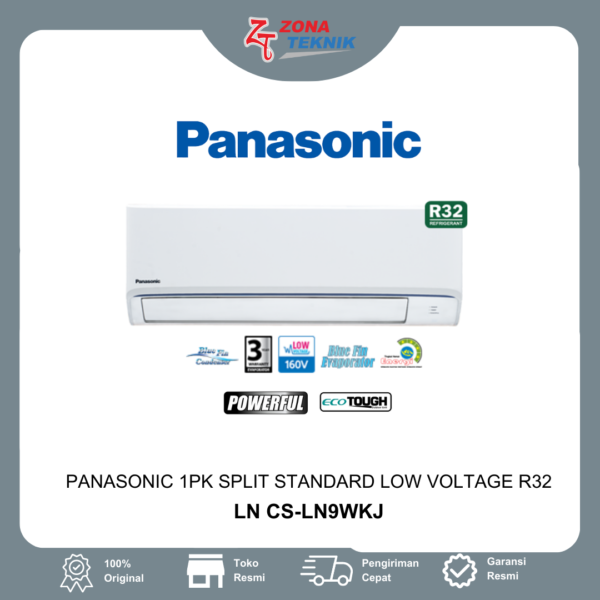 Harga AC Baru Panasonic LN CS-LN9WKJ 1PK Split Standard Low Voltage R32