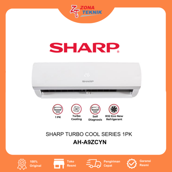 Harga AC Baru Sharp AH-A9ZCYN TURBO COOL SERIES 1PK
